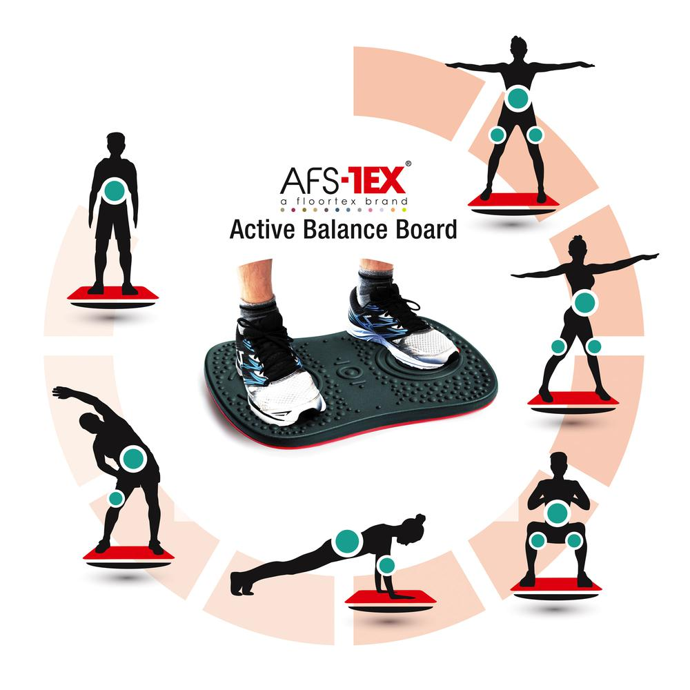 AFS-TEX® Active Anti-Microbial Exercise Wobble Balance Board