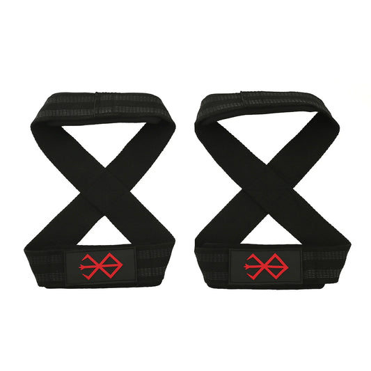 Berserk Anime Weight Lifting Straps for Men, Padded Weightlifting Straps, Power Workouts, Deadlift Straps