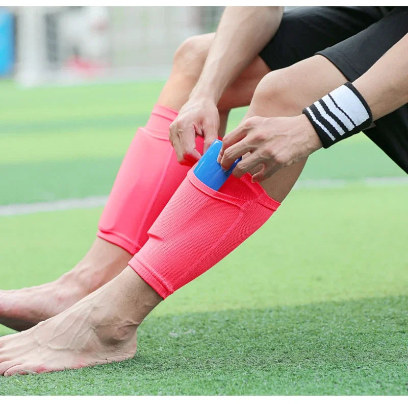 Soccer Shin Guards Football Protectors Pads Adult Kids Shinguards Light Sock Insert Board Boy Training Legging Protective Gear
