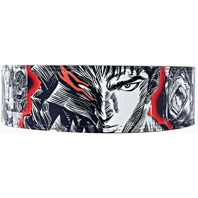 Berserk Anime Weightlifting Belt Leather Weight Lifting Lever Belt for Men Women Gym Fitness Powerlifting Waist and Back Support