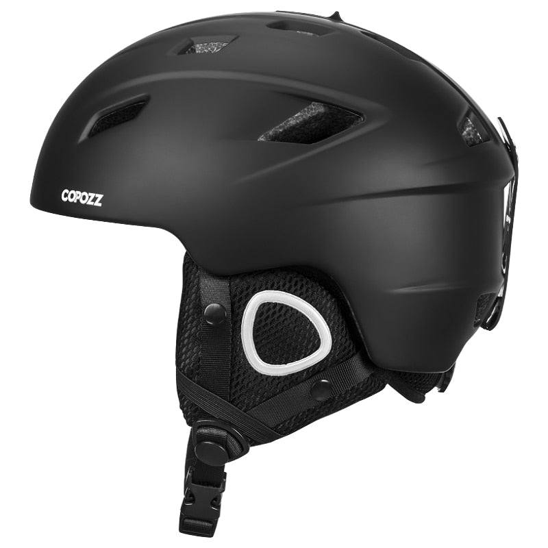 COPOZZ 2022 Light Ski Helmet with Safety Certificate Integrally-Molded Snowboard Helmet Cycling Skiing Snow Men Women Child Kids