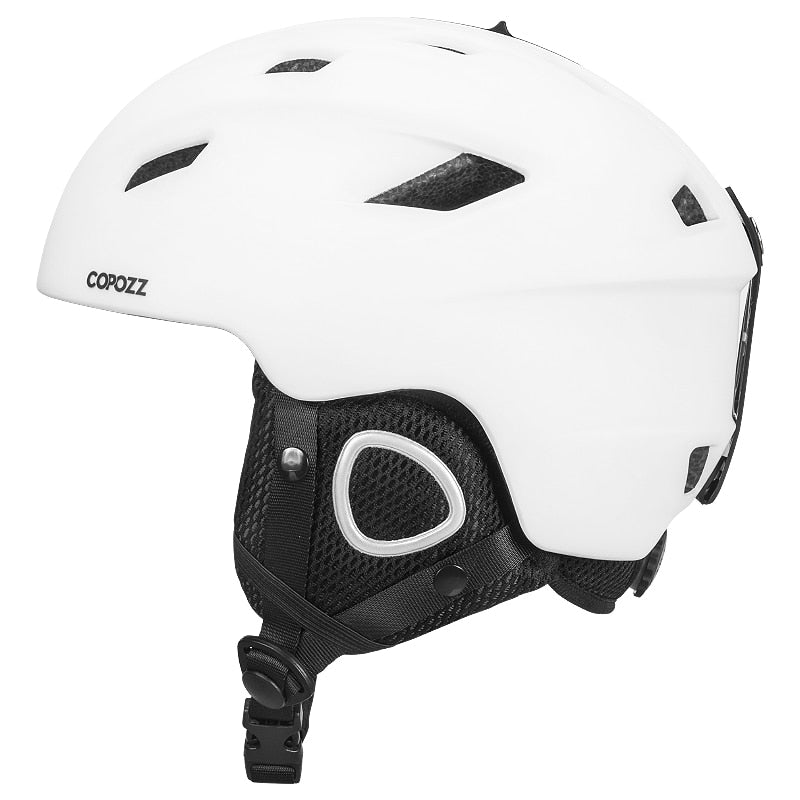 Copozz Men Women ski helmet Half-coverage Snowboard Moto snowmobile Safety Snow Helmet Winter Warm Helmet For Adult and Kids