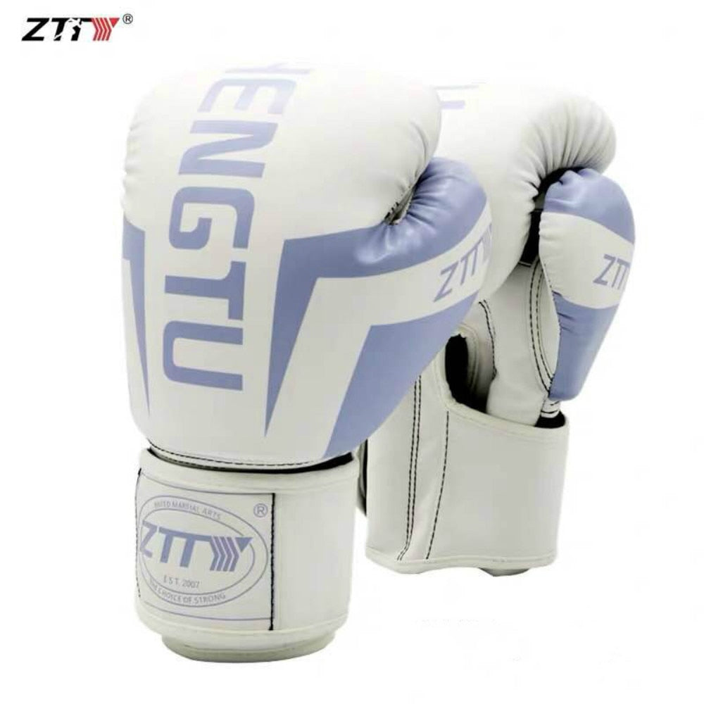 ZTTY Kick Boxing Gloves for Men Women PU Karate Muay Thai Guantes De Boxeo Free Fight MMA Sanda Training Adults Kids Equipment