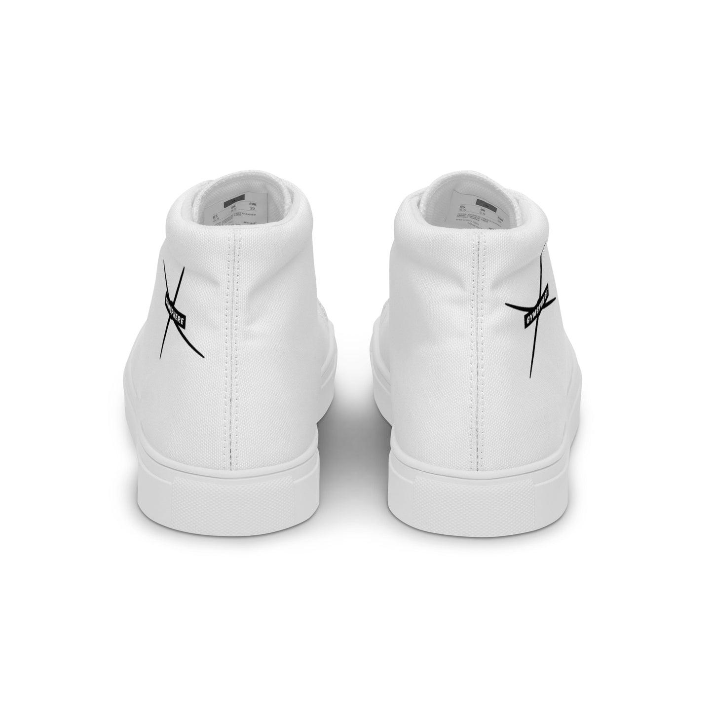 Men’s high top canvas shoes