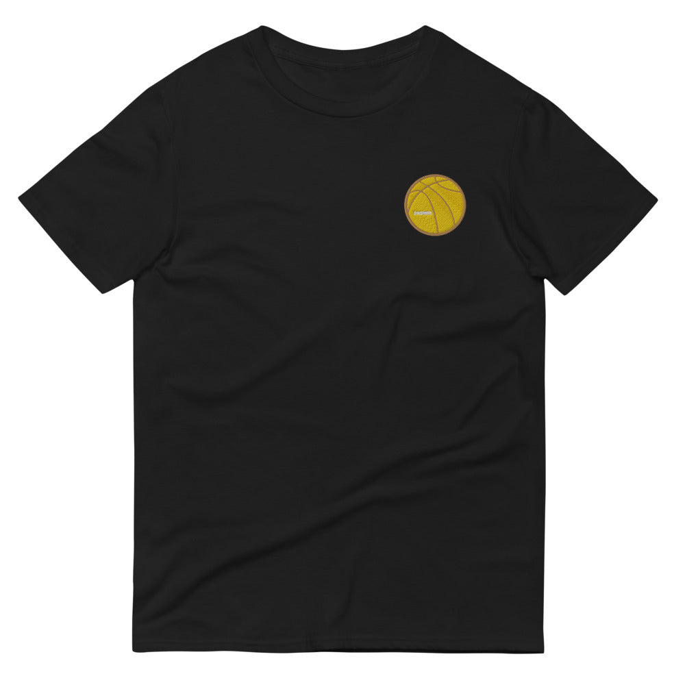 Kurzarm-T-Shirt mit Stickerei